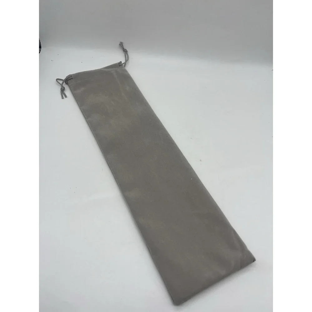 Velvet Velour Drawstring Bag Pouch Long 13